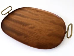 Hot Pamono Mid-Century Modern Teak Serving Tray by Carl Auböck, Austria, 1950s