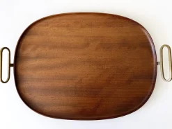 Hot Pamono Mid-Century Modern Teak Serving Tray by Carl Auböck, Austria, 1950s