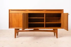 Pamono Mid-Century Modern Teak Sideboard from Bruksbo, Norway, 1950s><noscript><img width=