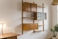 Pamono Mid-Century Modern Teak Wall Unit attributed to Kurt Østervig, 1960