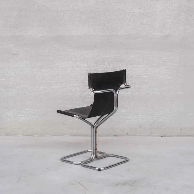 Pamono Mid-Century Modern Topos Dining Chairs by Gruppo Dam for Busnelli, 1970s, Set of 4> Side Chairs & Dining Chairs