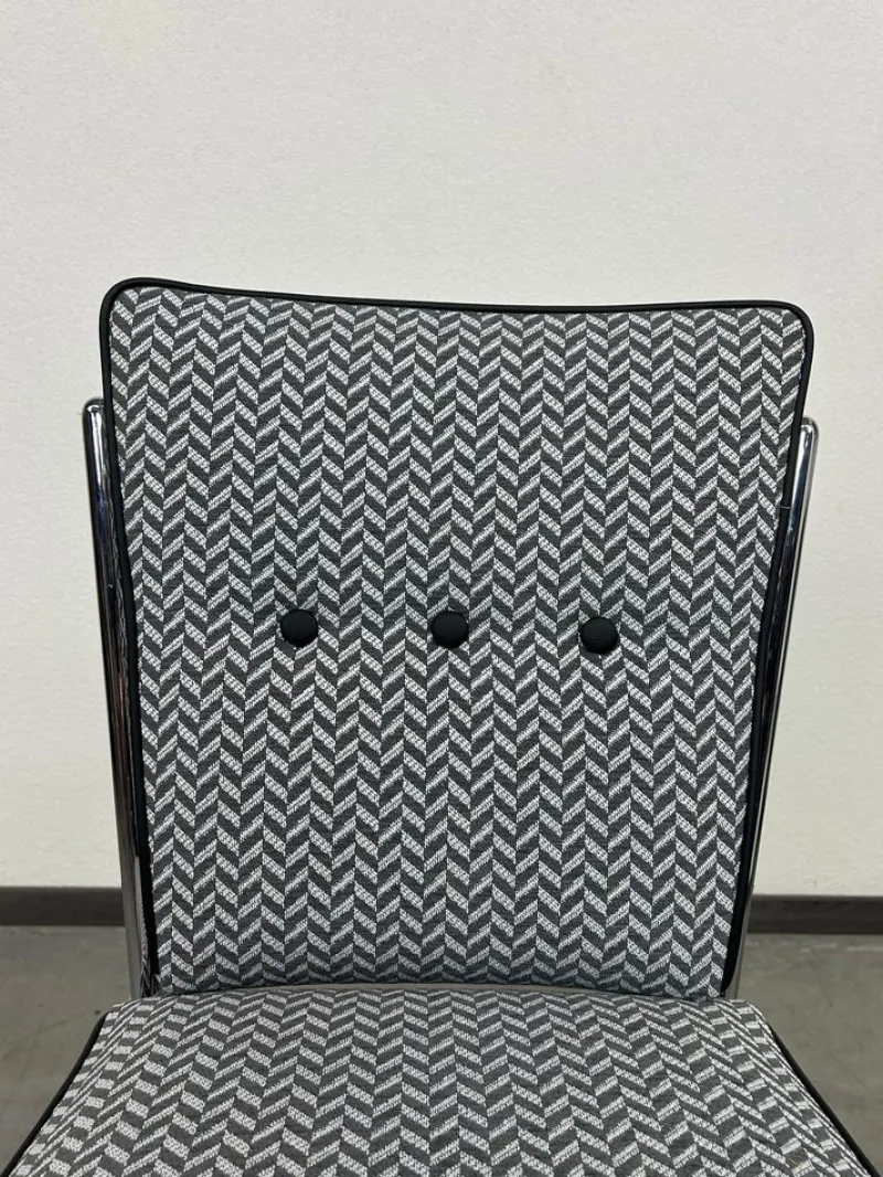 Sale Pamono Mid-Century Modern Tubular Steel Chair by Jozsef Peresztegi, 1970s