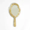 Pamono Mid-Century Modern Venetian Wall Mirror with Murano Glass Rosettes, 1950s> Mirrors