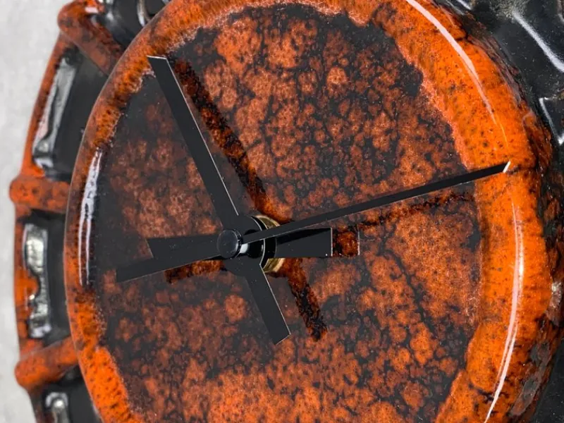 Pamono Mid-Century Modern Wall Clock by Tófej, 1970s> Clocks