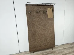 Best Pamono Mid-Century Modern Wall Coat Rack in Skai with Mirror, 1960