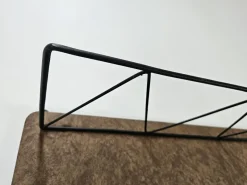 Best Pamono Mid-Century Modern Wall Coat Rack in Skai with Mirror, 1960