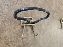 Best Pamono Mid-Century Modern Wall Coat Rack in Skai with Mirror, 1960