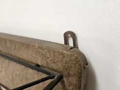 Best Pamono Mid-Century Modern Wall Coat Rack in Skai with Mirror, 1960
