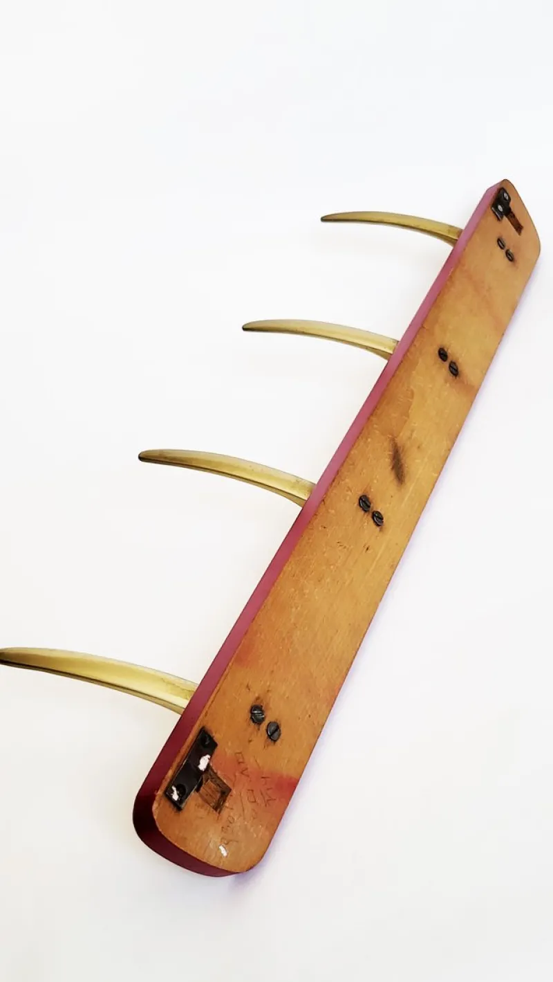 Pamono Mid-Century Modern Wall-Mounted Wardrobe, 1950s> Racks, Hooks & Valets