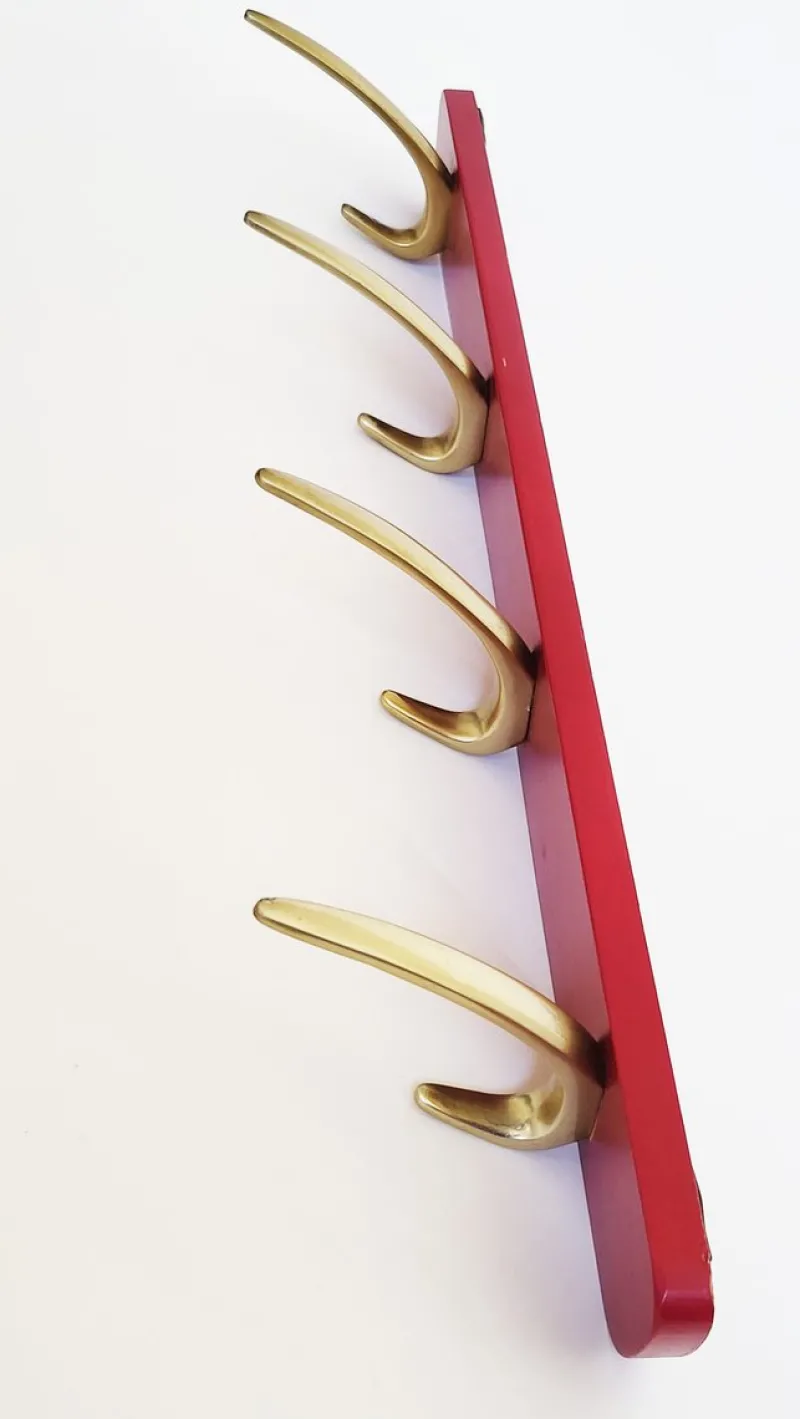 Pamono Mid-Century Modern Wall-Mounted Wardrobe, 1950s> Racks, Hooks & Valets