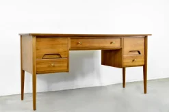New Pamono Mid-Century Modern Walnut Desk from A Younger Ltd, 1960s