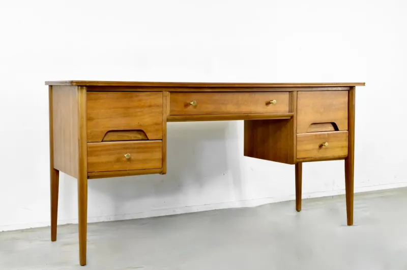 New Pamono Mid-Century Modern Walnut Desk from A Younger Ltd, 1960s