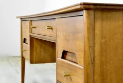 New Pamono Mid-Century Modern Walnut Desk from A Younger Ltd, 1960s