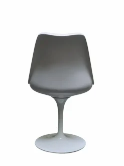 Pamono Mid-Century Modern White Tulip Base Dining Chair by Eero Saarinen, Italy, 1970s><noscript><img width=