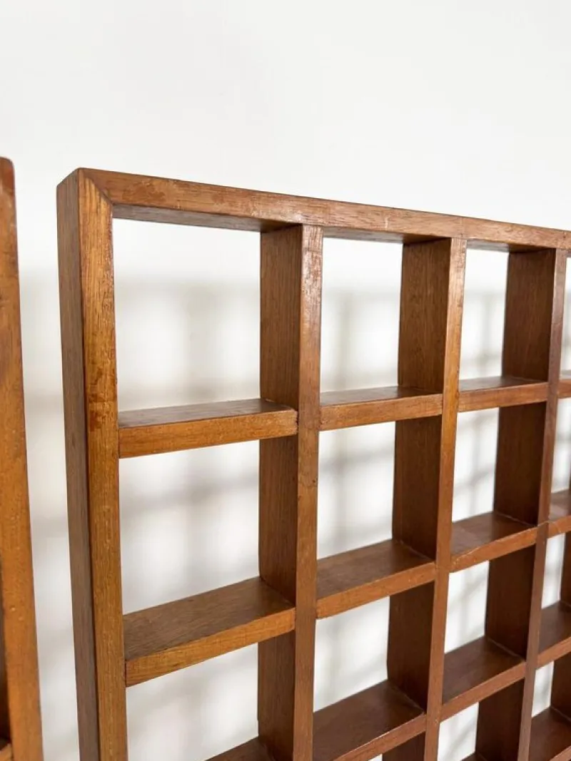 Pamono Mid-Century Modern Wooden Screen, 1960s> Room Dividers & Screens