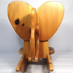 Pamono Mid-Century Modern Wooden Rocking Elephant