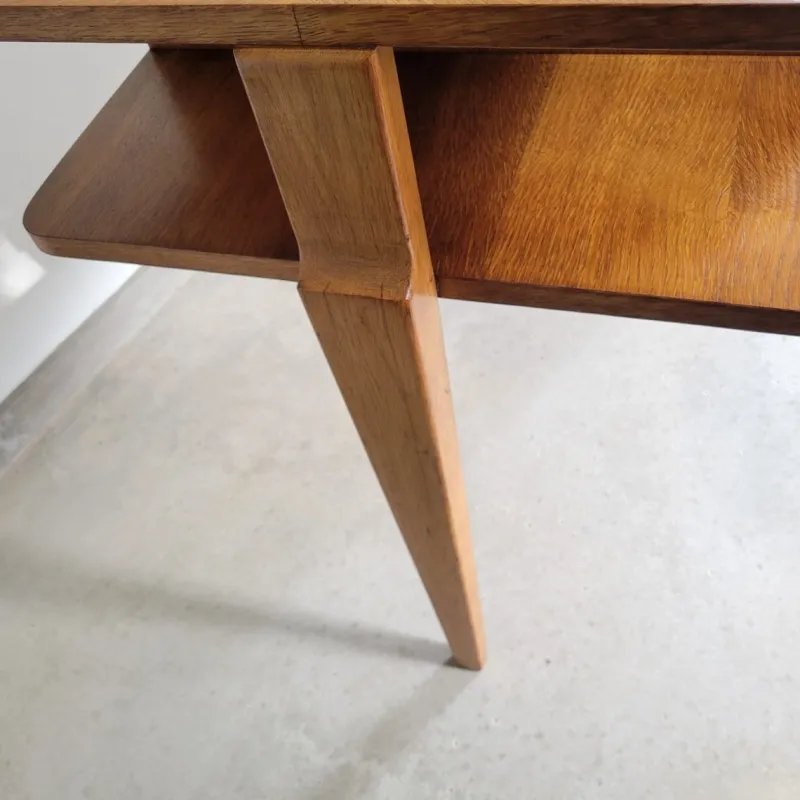 Pamono Mid-Century Modernist Desk in Golden Oak, Scandinavia, 1950s> Desks
