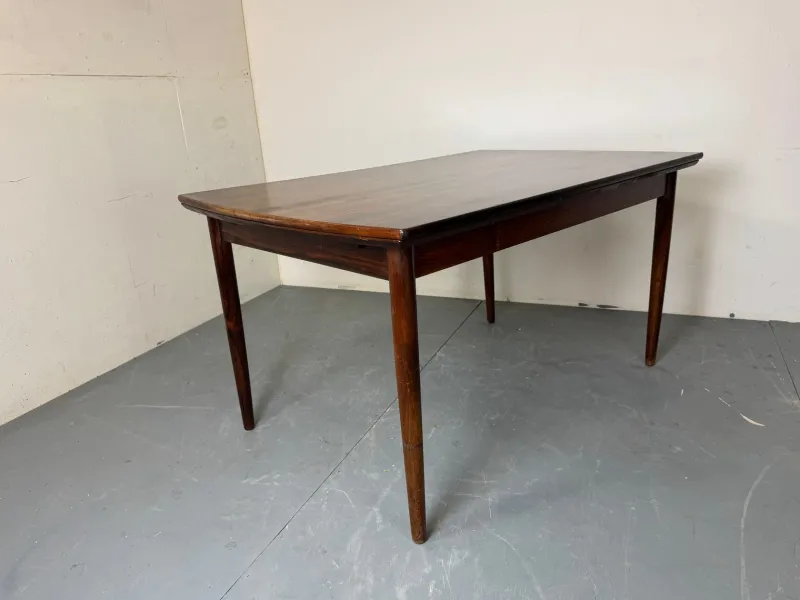 Discount Pamono Mid-Century Modernist Rosewood Extendable Dining Table, Denmark, 1950s