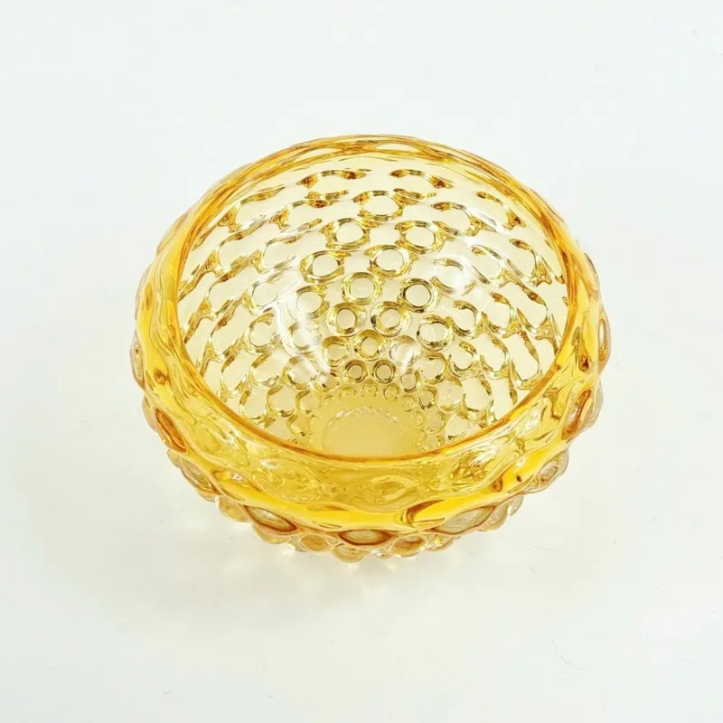 Pamono Mid-Century Murano Bubble Glass Lenti Series Bowl attributed to Ercole Barovier for Barovier & Toso, Italy, 1940s-1950s