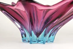 Hot Pamono Mid-Century Murano Glass Bowl in Purple-Blue Tones, Italy, 1960s