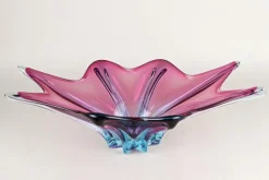 Hot Pamono Mid-Century Murano Glass Bowl in Purple-Blue Tones, Italy, 1960s