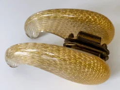 Pamono Mid-Century Murano Glass Push & Pull Door Handles attributed to Seguso Vetri Darte, 1950s><noscript><img width=
