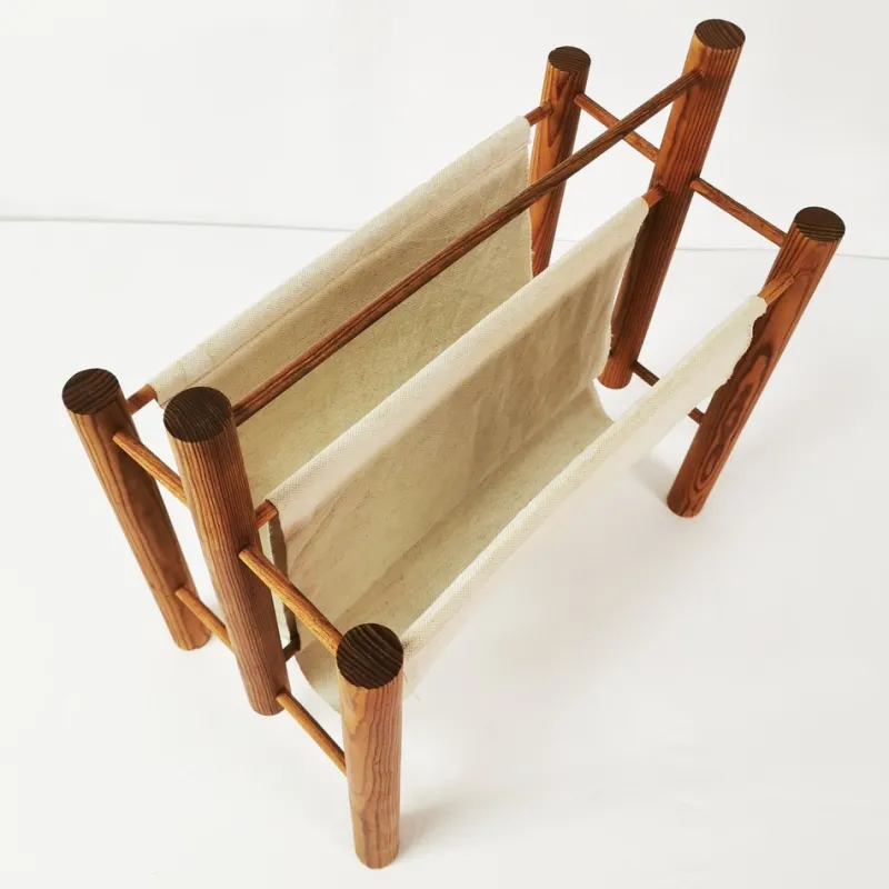 Pamono Mid-Century Newspaper Rack, Denmark, 1970s> Magazine Racks