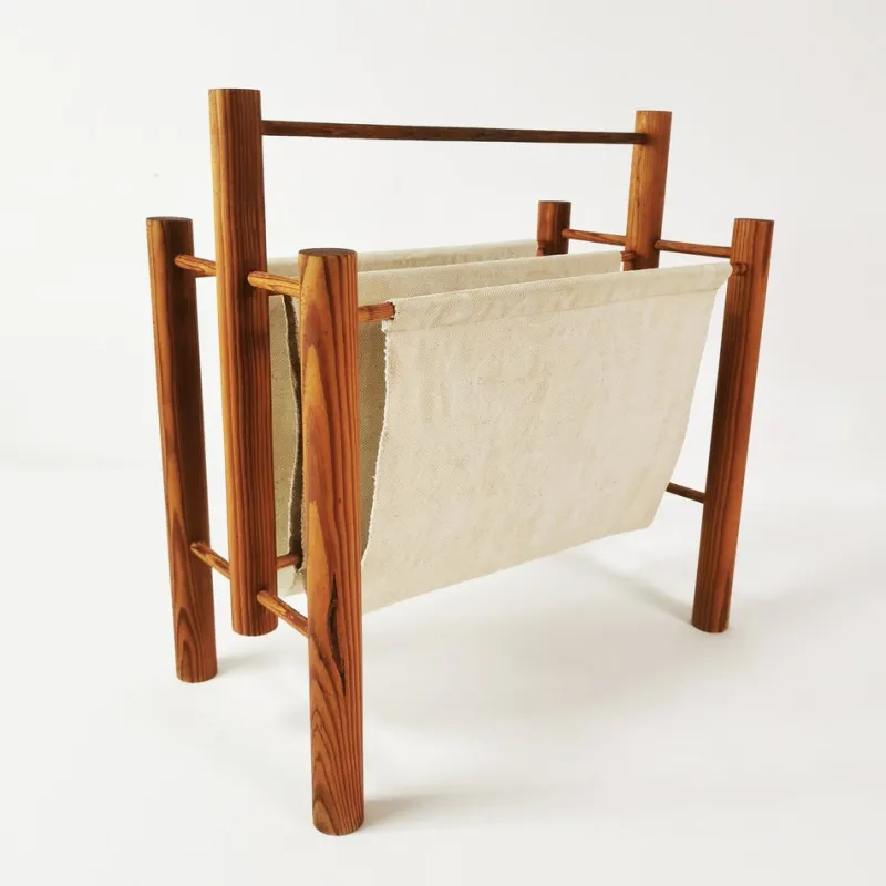 Pamono Mid-Century Newspaper Rack, Denmark, 1970s> Magazine Racks