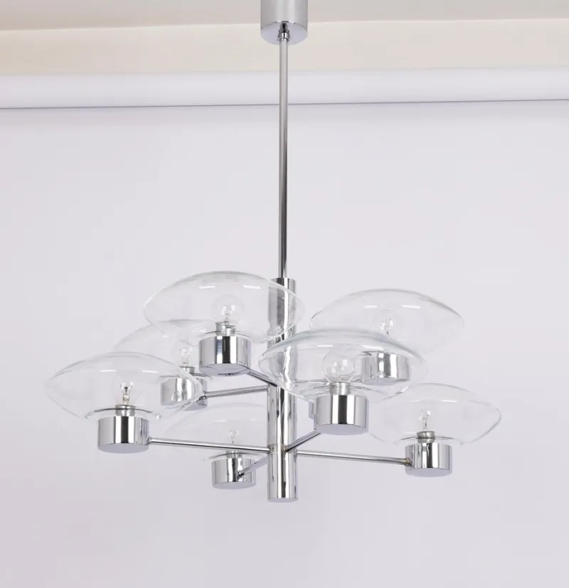 Online Pamono Mid-Century Orbital Pendant Lamp attributed to Kaiser Idell / Kaiser Leuchten, Germany, 1970s