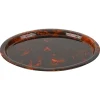 Outlet Pamono Mid-Century Oval Serving Tray in Tortoiseshell Acrylic Glass from Dior, Italy, 1970s