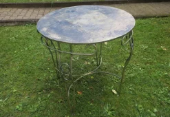 Pamono Mid-Century Painted Garden Patio Table, 1960s> Garden Tables