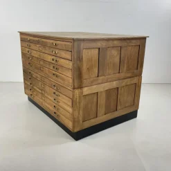 Hot Pamono Mid-Century Plan Chest with Brass D Handles from Staverton