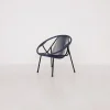 Pamono Mid-Century Plastic Thread Outdoor Club Chair, 1960s> Garden Seating