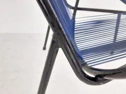 Pamono Mid-Century Plastic Thread Outdoor Club Chair, 1960s><noscript><img width=