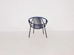 Pamono Mid-Century Plastic Thread Outdoor Club Chair, 1960s><noscript><img width=