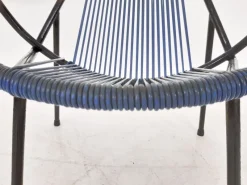 Pamono Mid-Century Plastic Thread Outdoor Club Chair, 1960s><noscript><img width=