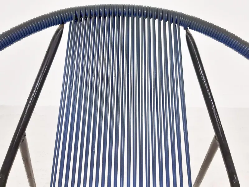 Pamono Mid-Century Plastic Thread Outdoor Club Chair, 1960s> Garden Seating