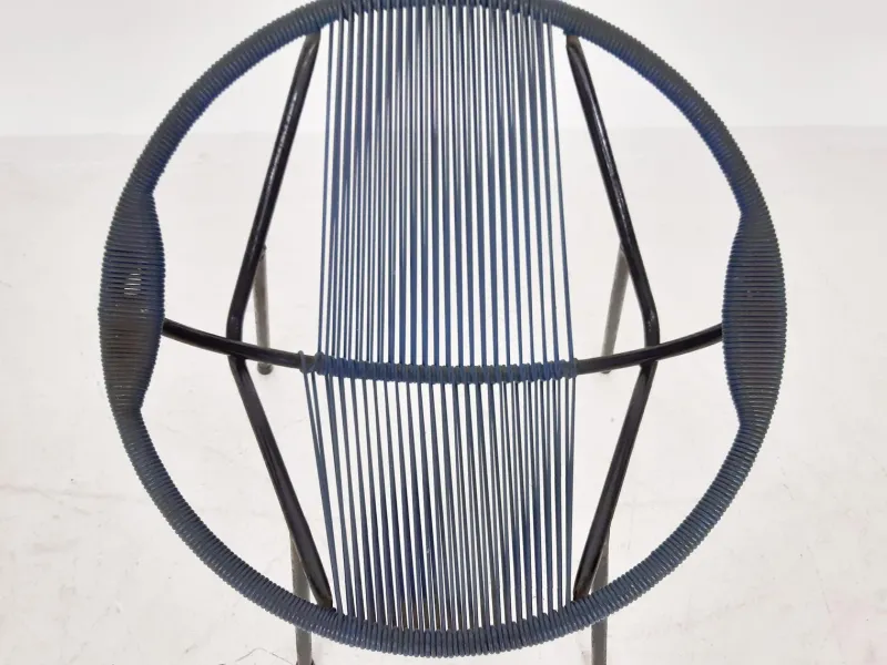 Pamono Mid-Century Plastic Thread Outdoor Club Chair, 1960s> Garden Seating