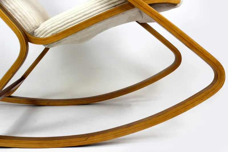 Pamono Mid-Century Plywood Rocking Chair by Ludvik Volak for Drevopodnik Holesov, 1960s> Rocking Chairs