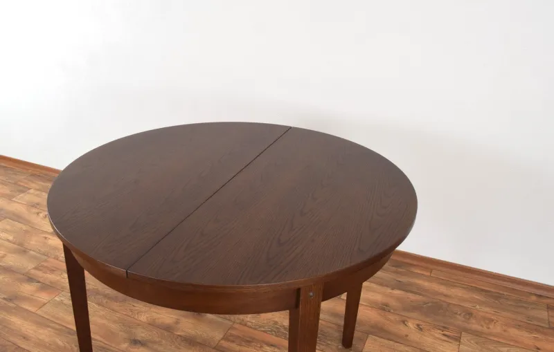Pamono Mid-Century Polish Oak Extendable Dining Table, 1960s> Dining Tables & Sets