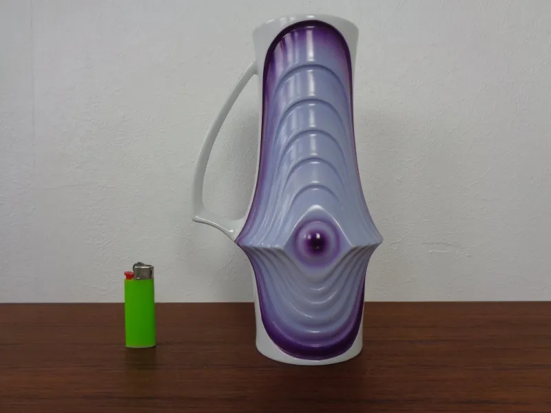 Pamono Mid-Century Pop Art Purple Vase from Royal KPM, Germany, 1960s> Vases