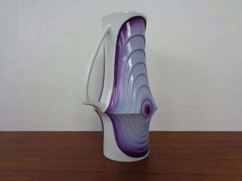 Pamono Mid-Century Pop Art Purple Vase from Royal KPM, Germany, 1960s> Vases