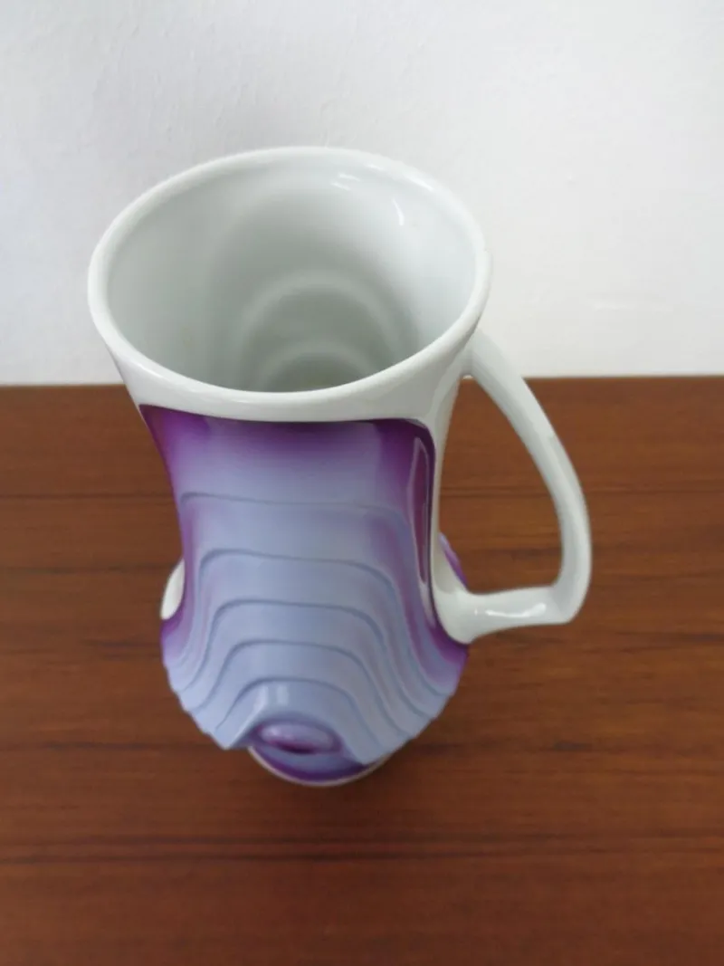 Pamono Mid-Century Pop Art Purple Vase from Royal KPM, Germany, 1960s> Vases