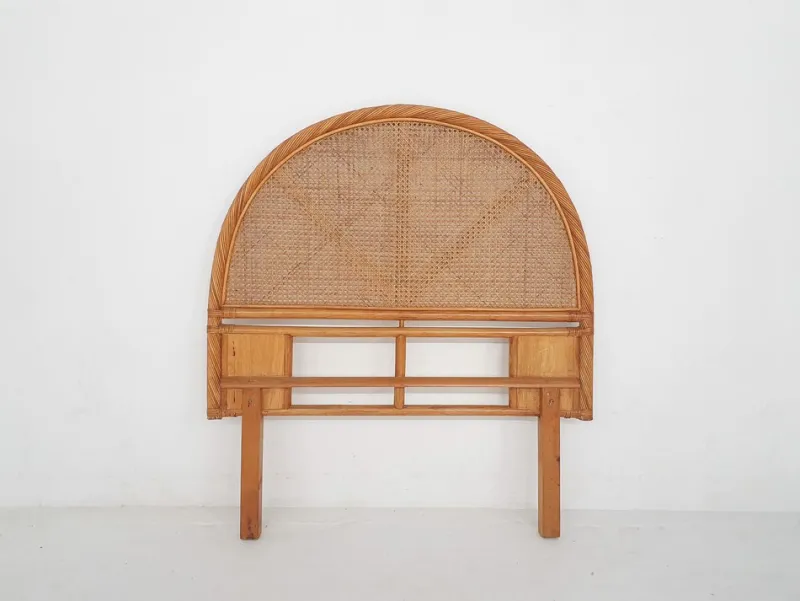 Pamono Mid-Century Rattan Headboard, 1970s> Beds & Bedroom Sets
