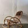 Outlet Pamono Mid-Century Rattan Rocking Chair from Rohé Noordwolde