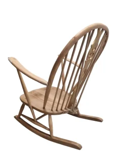Pamono Mid-Century Rocking Chair attributed to Lucian R. Ercolani for Ercol, UK, 1950s