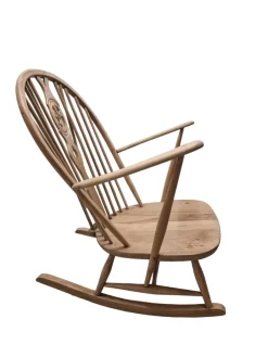 Pamono Mid-Century Rocking Chair attributed to Lucian R. Ercolani for Ercol, UK, 1950s