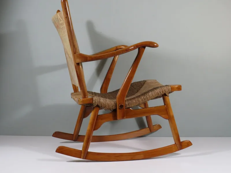 Discount Pamono Mid-Century Rocking Chair from De Ster Gelderland, 1960s