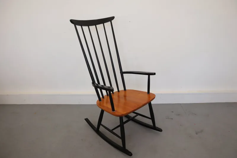 Best Pamono Mid-Century Rocking Chair by Ilmari Tapiovaara, 1960s