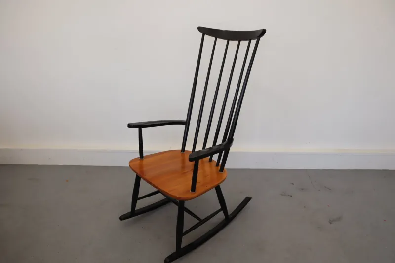 Best Pamono Mid-Century Rocking Chair by Ilmari Tapiovaara, 1960s